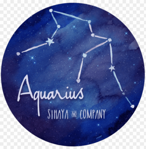 zodiac collection - aquarius - zodiac Transparent Background Isolated PNG Design