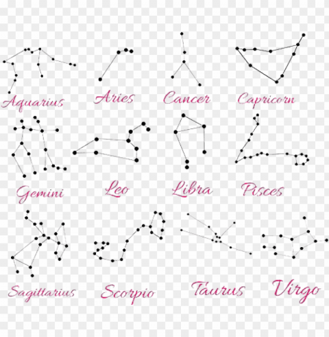 zodiac constellations transparent image - transparent background zodiac constellation Free PNG download