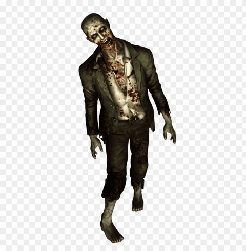 zombie Isolated Element on Transparent PNG