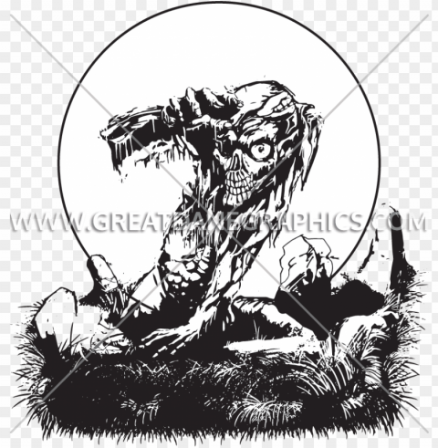 zombie grave - zombie coming out of grave drawi Free PNG images with alpha transparency