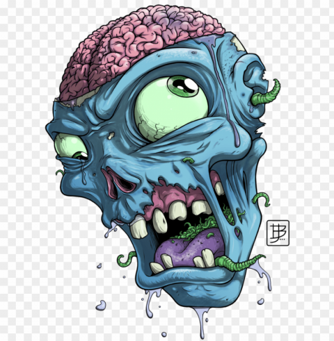 zombie head drawi Transparent PNG illustrations