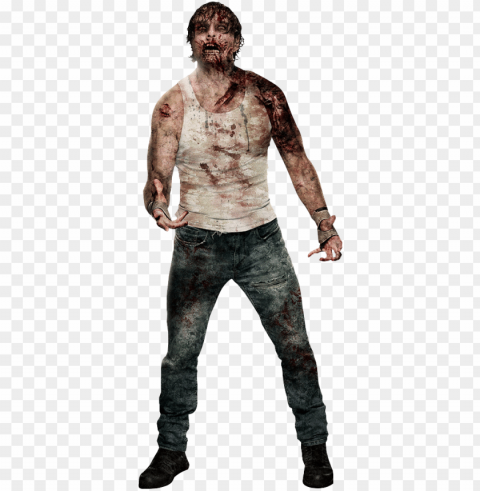 zombie Clean Background Isolated PNG Art