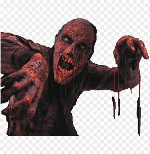 zombie Clean Background Isolated PNG Graphic Detail