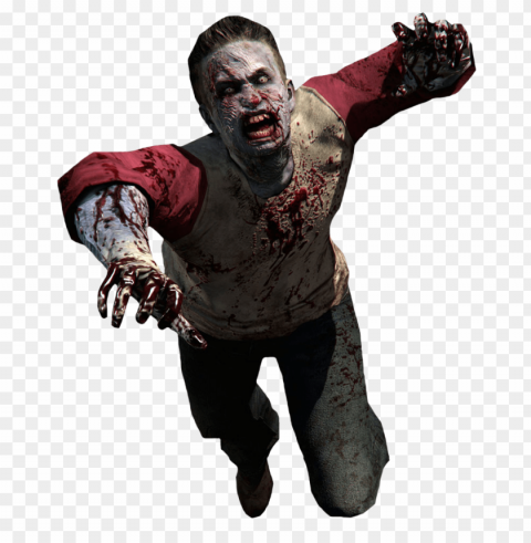 zombie Clear Background Isolated PNG Graphic