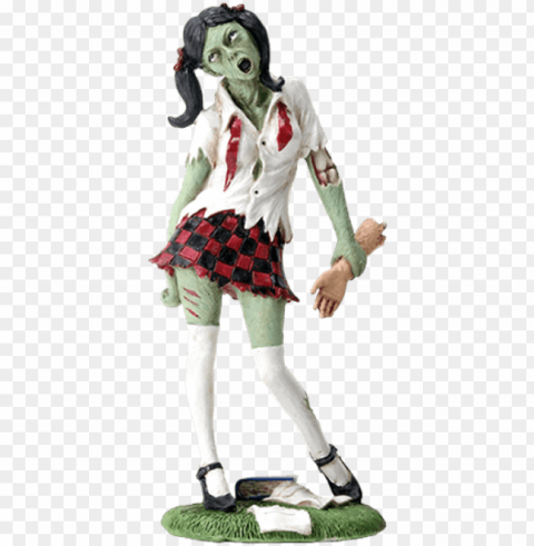 zombie school girl statue - ytc summit zombie school girl 8403 Transparent PNG Graphic with Isolated Object