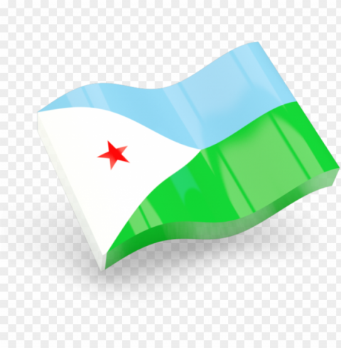zoom - djibouti flag gif wavi PNG Graphic with Transparent Background Isolation