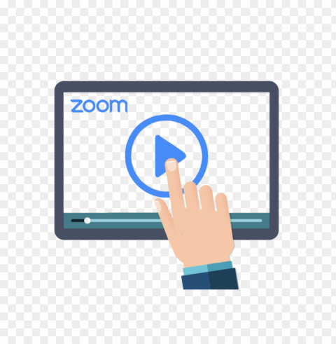 zoom web conferencing - zoom logo Isolated Subject with Clear PNG Background