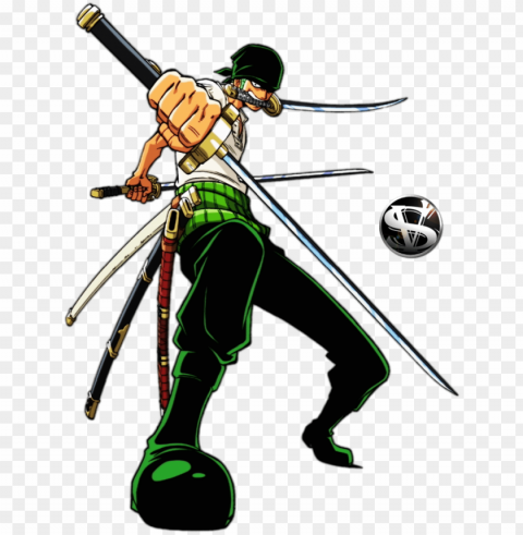 zoro render one piece photo - one piece zoro pre timeski PNG Graphic Isolated on Transparent Background