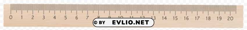 wooden ruler Isolated Illustration in HighQuality Transparent PNG