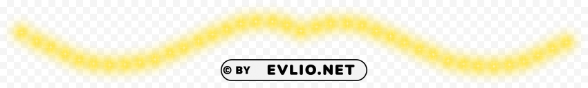 shining yellow garland PNG images without licensing
