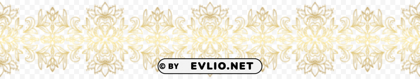 Gold Border Isolated Graphic On Transparent PNG