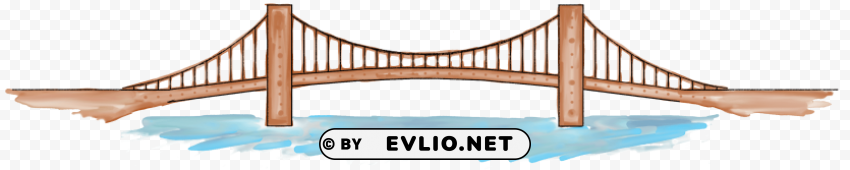 suspension bridge Free download PNG images with alpha transparency clipart png photo - 883cb55b
