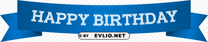 happy birthday banner blue PNG transparent icons for web design PNG transparent with Clear Background ID bccbc5f4