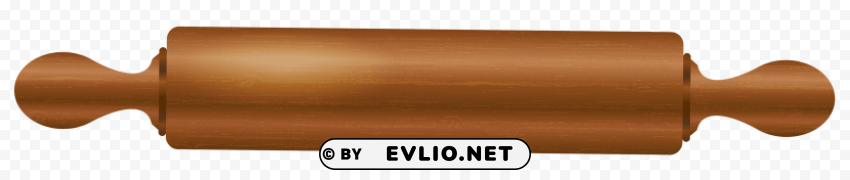 wooden rolling pin PNG transparency