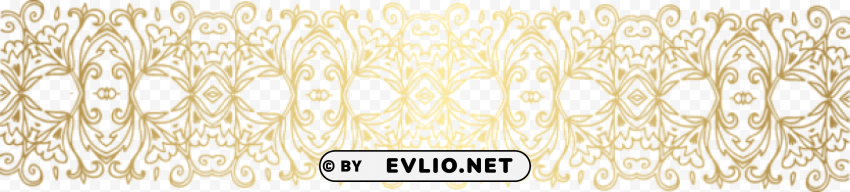 Gold Boreder Isolated Graphic On HighQuality Transparent PNG