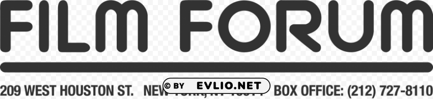 film forum logo HighResolution PNG Isolated Illustration