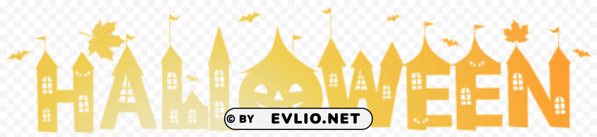 transparent deco happy halloween Free PNG images with clear backdrop png images background -  image ID is 66179859