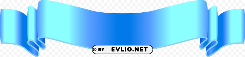 banner blue PNG with no background required