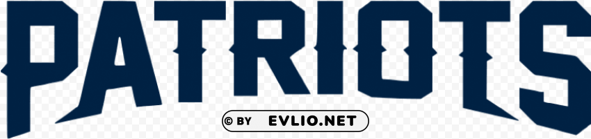 new england patriots wordmark PNG with Isolated Transparency