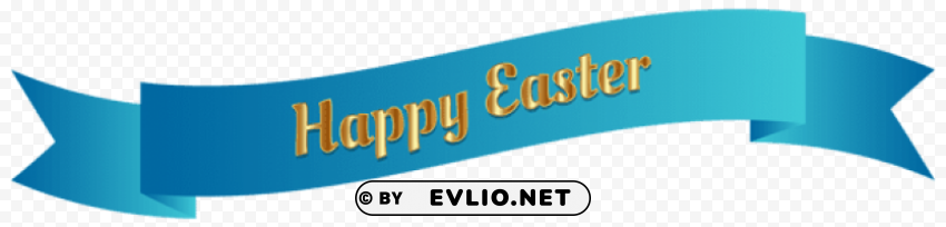 blue happy easter banner PNG transparent photos vast variety