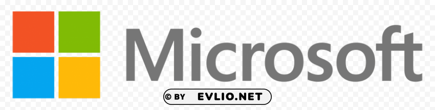 microsoft logo PNG Illustration Isolated on Transparent Backdrop