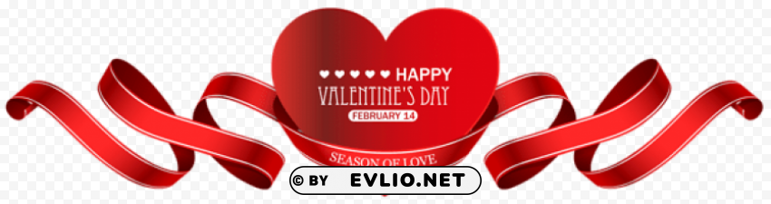 valentine's day red heart decor transparent PNG photos with clear backgrounds