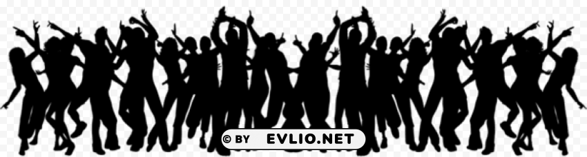 party silhouettes HighResolution PNG Isolated Illustration