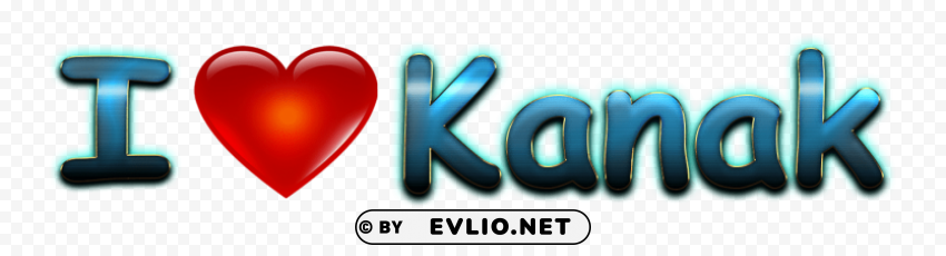kanak heart name PNG files with clear background collection