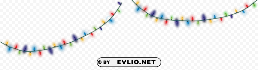 christmas lights PNG for digital art clipart png photo - 89ffb856