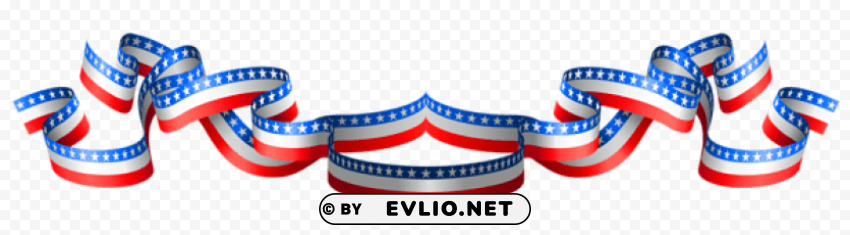 usa flag band decoration PNG images for printing