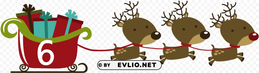 empty santa sleigh stock illustrations 71 empty santa - christmas reindeers with sleigh PNG transparent graphic