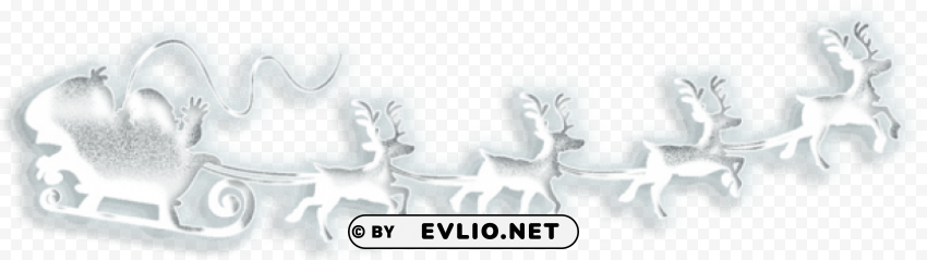 ice santa sleigh Transparent PNG images collection