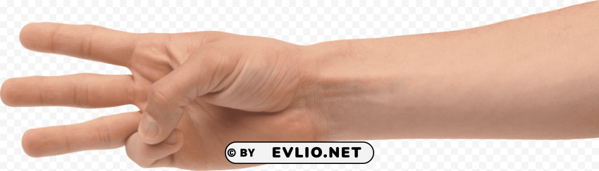 fingers Isolated Subject with Clear PNG Background