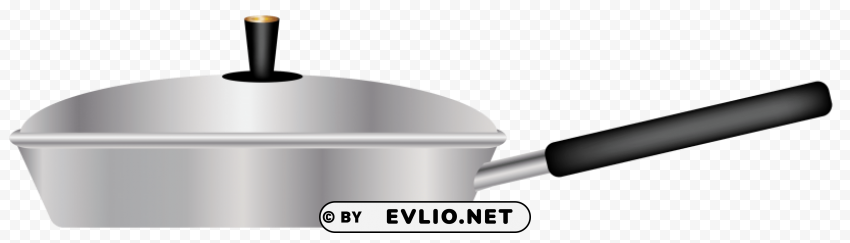 metal pan PNG Image with Clear Background Isolation