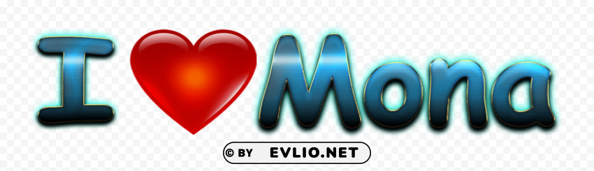mona heart name HighResolution Transparent PNG Isolated Item