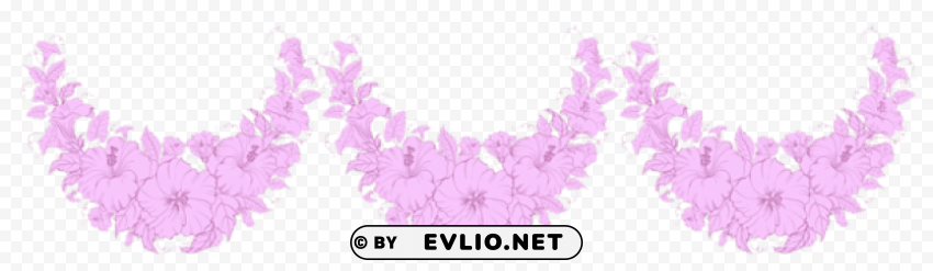 pink flowersdecorationpicture PNG Image with Clear Isolation