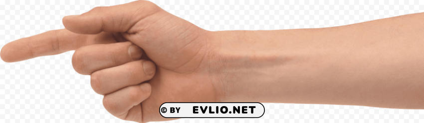 Hand Finger Transparent PNG Image Isolation