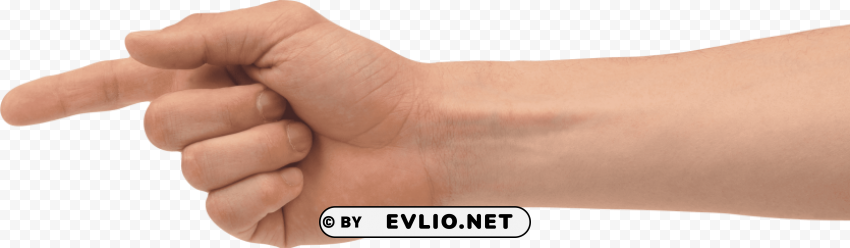 Transparent background PNG image of one finger hand Clear PNG graphics free - Image ID db6c7085