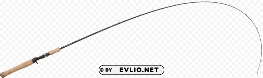 long fishing pole Isolated Design Element in Transparent PNG