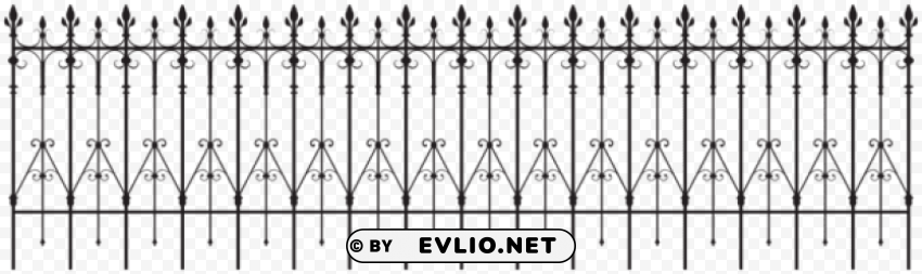 black fence element PNG images with transparent canvas compilation clipart png photo - 86594ae6