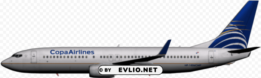 airplane el al Isolated Design Element in PNG Format