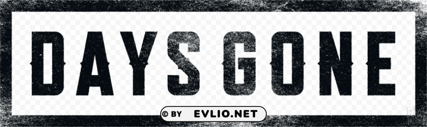 days gone logo PNG Image Isolated on Clear Backdrop