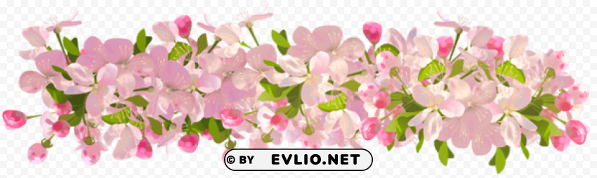 spring decoration transparent PNG images with alpha transparency free