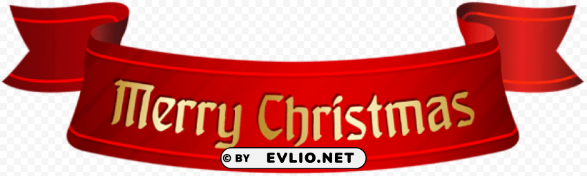 merry christmas banner PNG free download