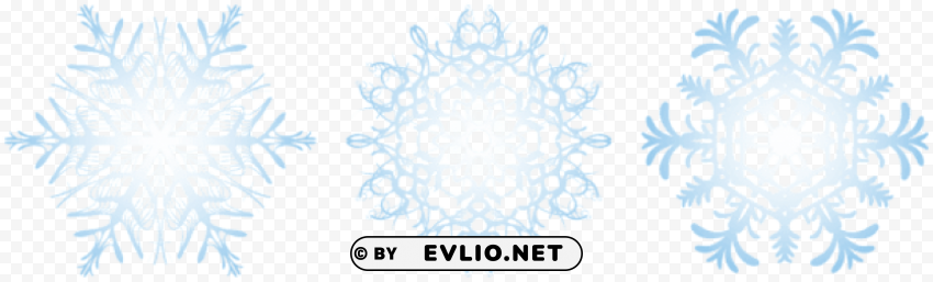 snowflakes set Transparent Background Isolation in PNG Image