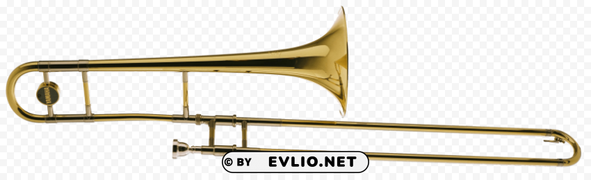 trombone Isolated Graphic on HighQuality PNG