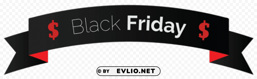 black fridaybanner ClearCut Background PNG Isolation