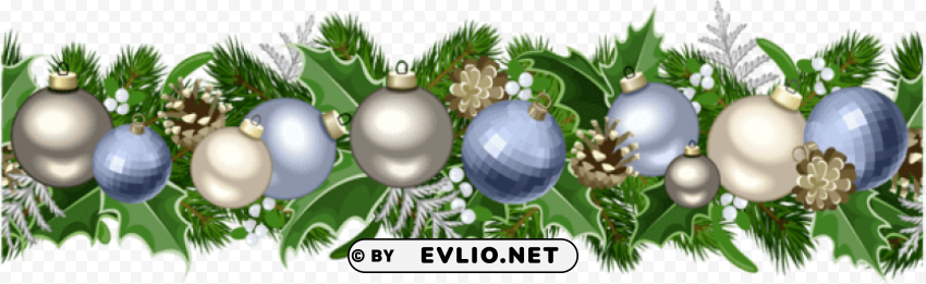 christmas deco garland Clear PNG pictures free