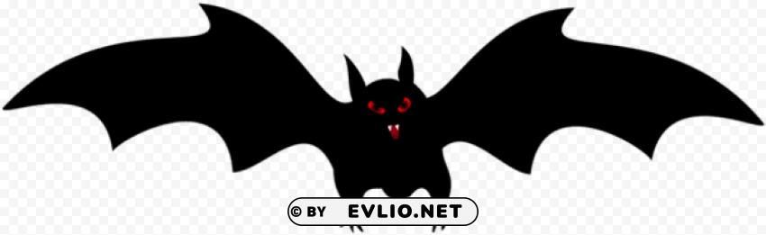 halloween black bat PNG with transparent background free