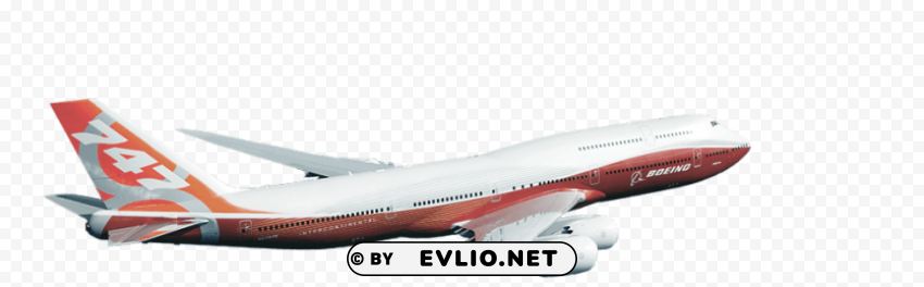 boeing 747 Transparent PNG Isolated Graphic Detail